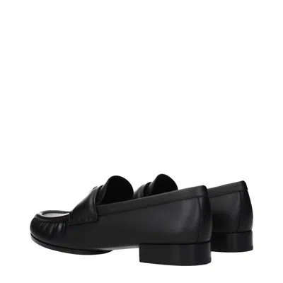 Givenchy Logo-embellished Leather Loafer In Black