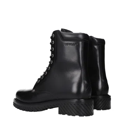 Off-white Boots In Black