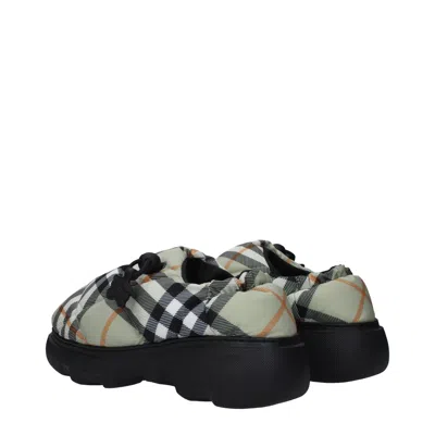 Burberry Men Check Nylon-blend Pillow Mule In Multi