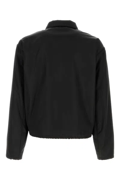 Prada Navy Blue Re-nylon Jacket In Blue