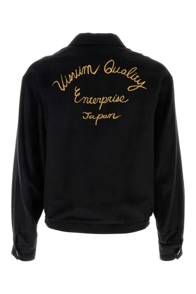 Visvim Black Flannel Norad Jacket In Black