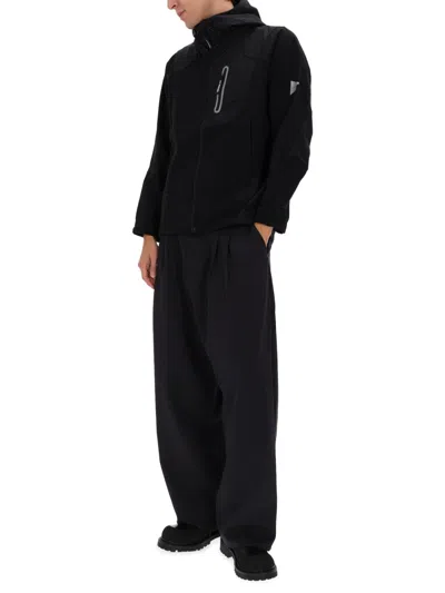 And Wander Grey Nylon Jacket In Black