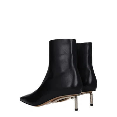 Off-white Off White Allen Boots Women Leather Black In Black