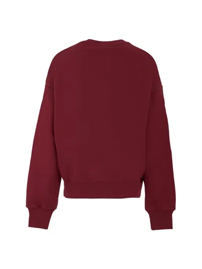 Msgm Jersey With Logo In Red