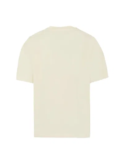Msgm "kitty" Logo T-shirt In Neutral