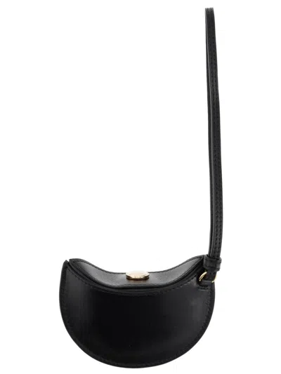 Jacquemus Le Chiquito Homme Leather Bag In Black