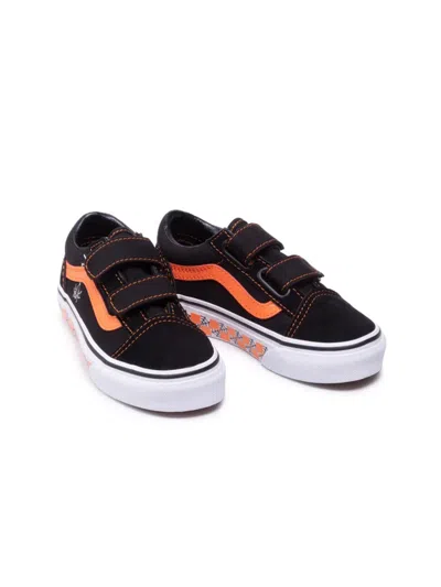 Vans Sneaker "old Skool (glow Checkerboard Web)" In Black