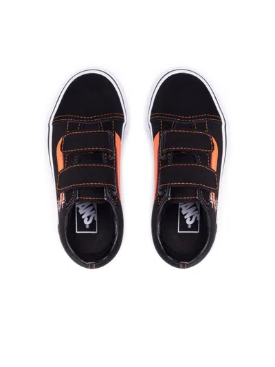 Vans Sneaker "old Skool (glow Checkerboard Web)" In Black