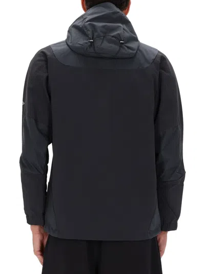 And Wander Grey Nylon Jacket In Black