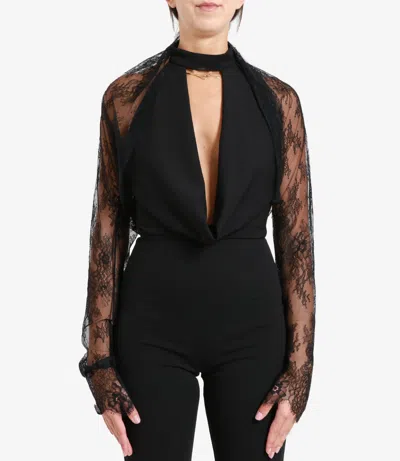 Alberta Ferretti Jackets Black In Black