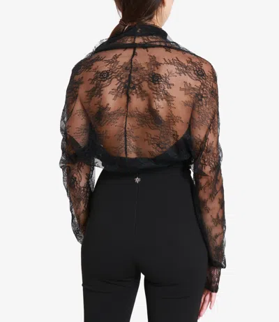 Alberta Ferretti Jackets Black In Black