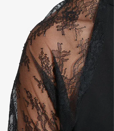 Alberta Ferretti Jackets Black In Black