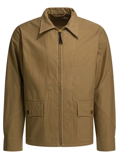 Buzz Rickson's M-421a Zip-up Jacket In Green