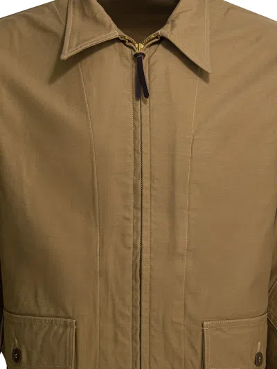 Buzz Rickson's M-421a Zip-up Jacket In Green