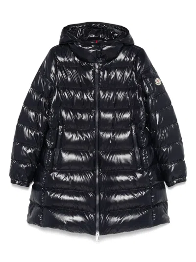 Moncler Courcelles Long Coat In Black