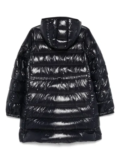 Moncler Courcelles Long Coat In Black