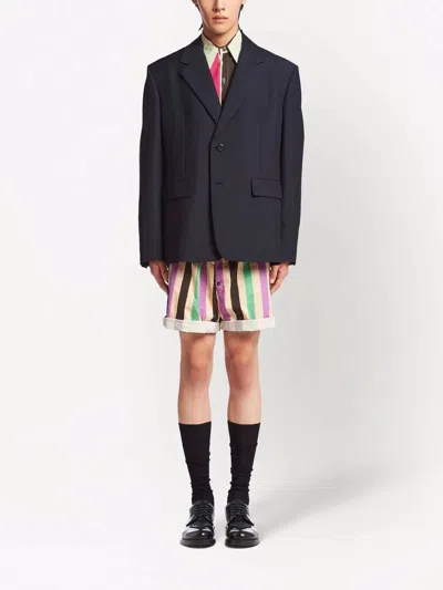 Prada Wool Blazer In Black