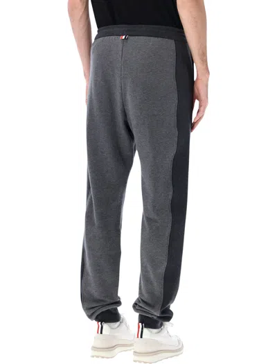 Thom Browne Grey Engineered 4-bar Sweatpants In Gray