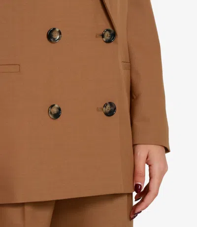 Alberta Ferretti Jackets Camel In Neutral