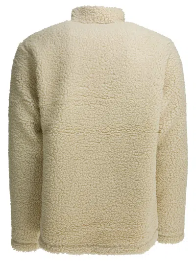 Montbell Climaplus Shearling Jacket In Nude