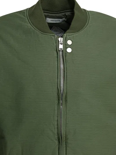 Nonnative Trooper Puff Bomber Jacket In Green