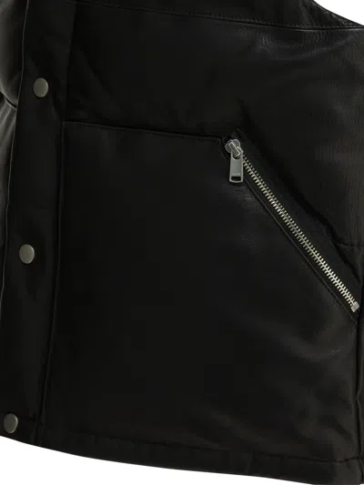 Nonnative Buttoned Zip-up Gilet In Black