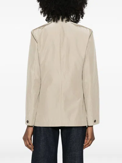 Forte Forte Single-breasted Jacket In Neutral