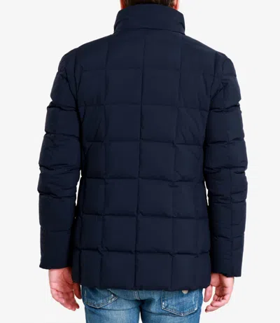 Fay Coats Grey In Blue