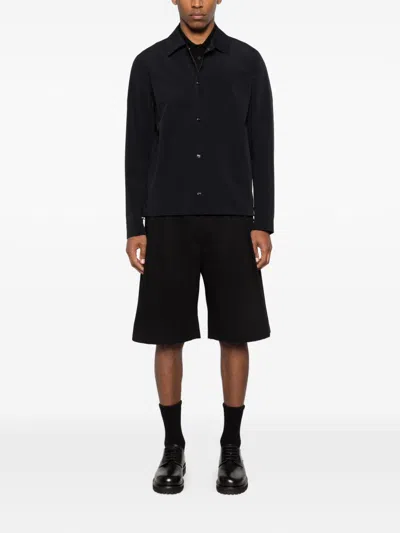 Herno Nylon Overshirt In Black
