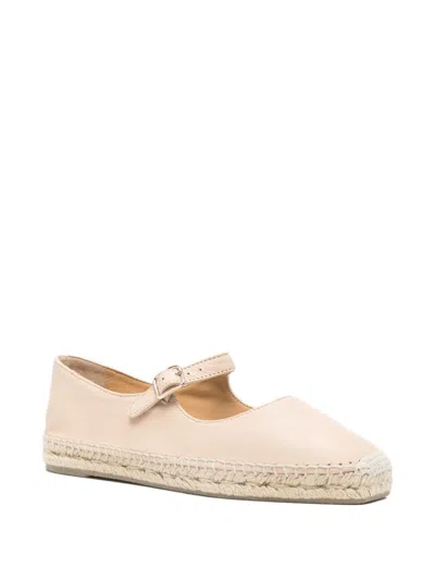 Castañer Pepa Espadrille Ballet Flats Round Toe In Pink