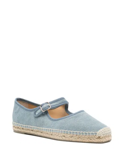 Castaã±er Padua Canvas Espadrille Ballet Flats In Multi