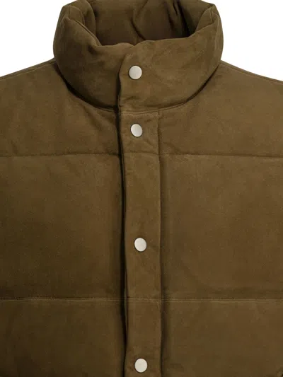 Nonnative "explorer" Sleeveless Jacket In Brown