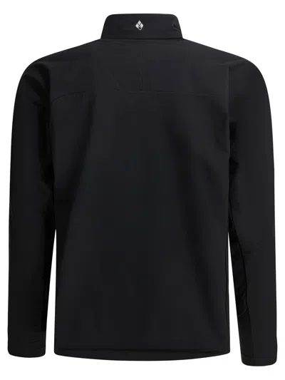 Montbell Black Nylon Polyurethane Jacket In Black