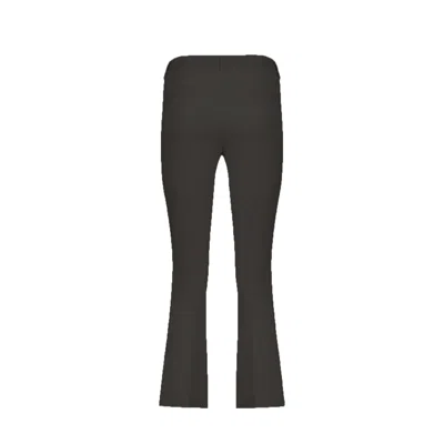Herno Flared Trousers In Black