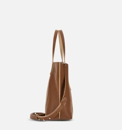 Hogan Script Shopping Small In Brown