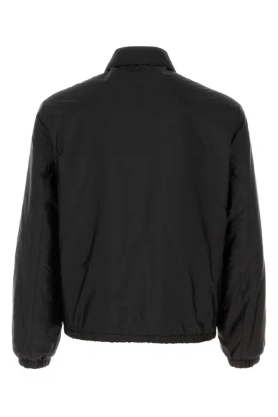 Prada Black Re-nylon Padded Jacket In Black