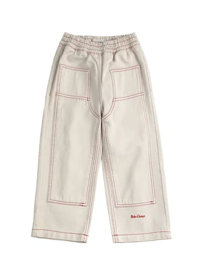 Bobo Choses Pants "twill" In White