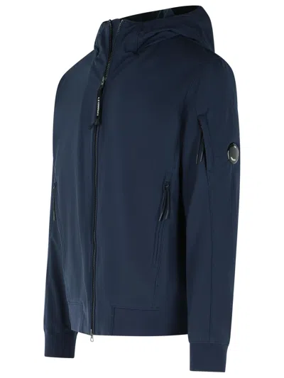 C.p. Company Blue Polyester Blend Jacket In Blue