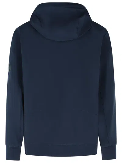 C.p. Company Blue Polyester Blend Jacket In Blue