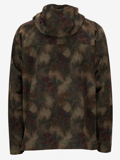 Herno Multicolor Tropical Pattern Ripstop Nylon Parka In Multi