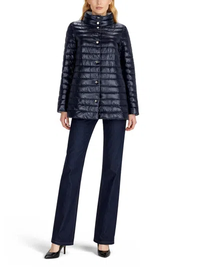 Herno Reversible Padded Jacket In Blue