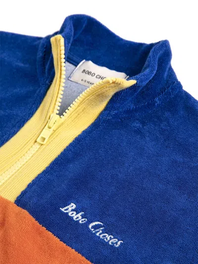 Bobo Choses "color Block" Sweatshirt In Multicolour