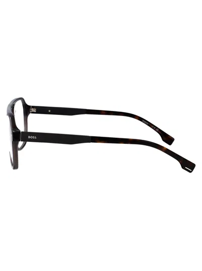 Hugo Boss Black Acetate Glasses In White