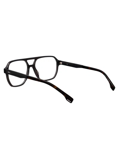 Hugo Boss Black Acetate Glasses In White