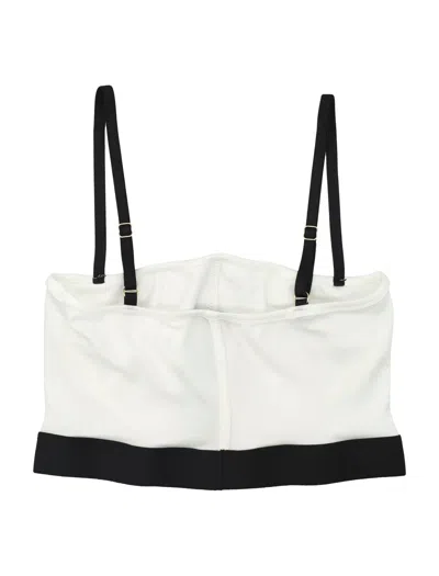 Tom Ford Modal Bra With Design And Adjustable Straps In White
