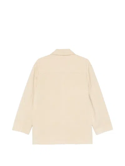 Dunst Vegan Leather Jacket Collared Front Pockets In Pink