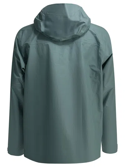 Patagonia Waterproof 3-layer Boulder Fork Jacket With Adjustable Features In Blue
