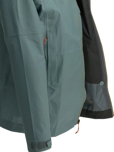 Patagonia Waterproof 3-layer Boulder Fork Jacket With Adjustable Features In Blue