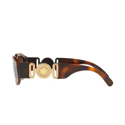Versace Eyewear Rectangular Frame Sunglasses In Multi