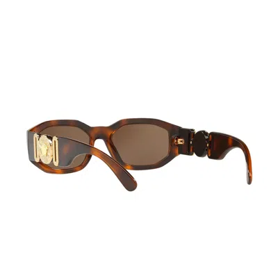 Versace Eyewear Rectangular Frame Sunglasses In Multi